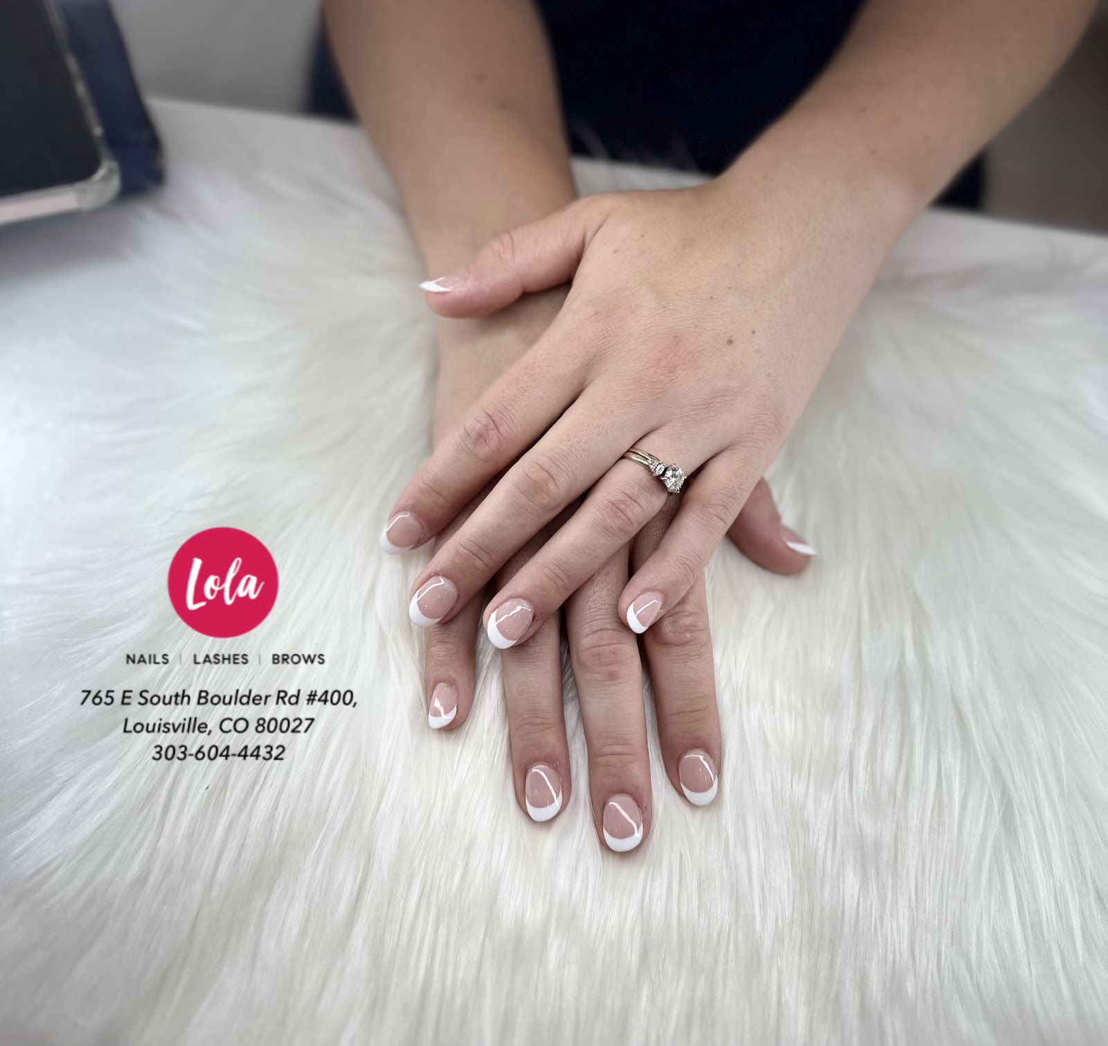 Lola Nails & Lashes nail work in Louisville, Colorado